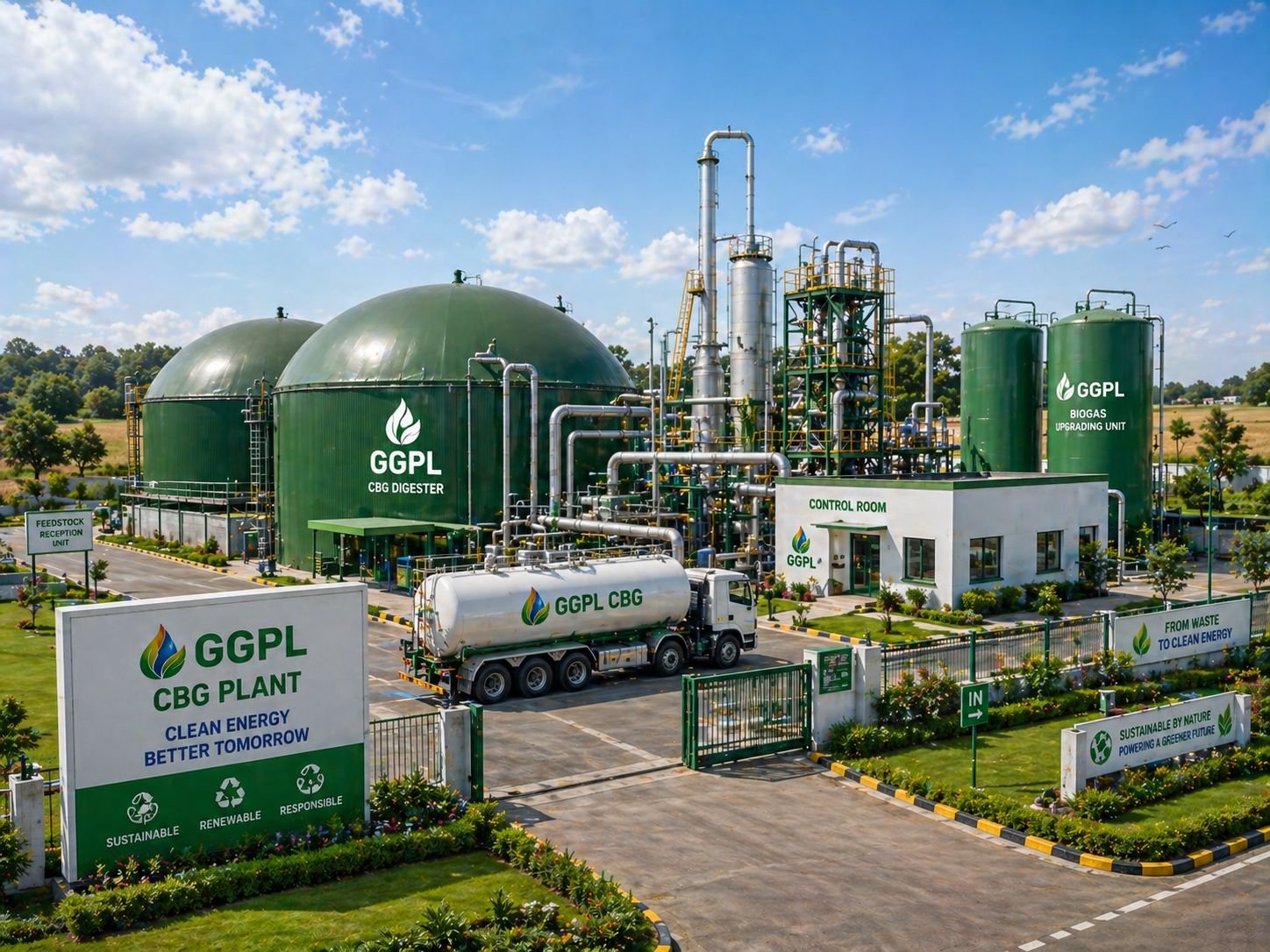 Industrial gas plant infrastructure